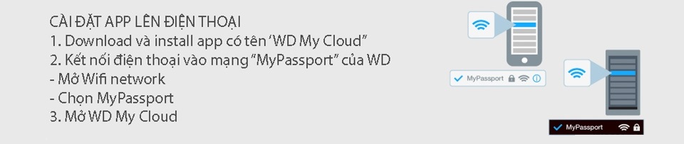 Cách cài đặt và sử dụng ổ cứng WD My Passport Wireless
