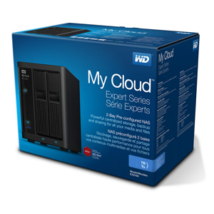 Ổ cứng Nas WD My Cloud EX2100 0TB( WDBWAZ0000NBK-SESN)