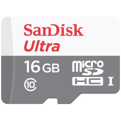 Thẻ nhớ Sandisk microSD Ultra UHS-1 Card 16GB, 48Mb/s SDSQUNB-016G-GN3MN
