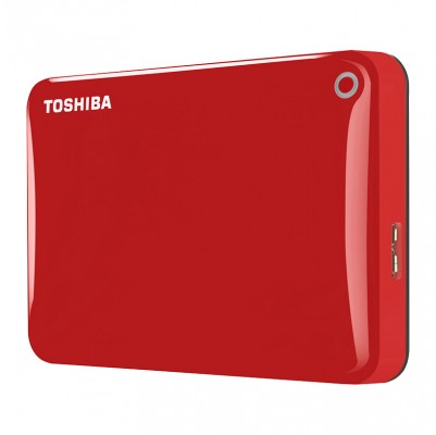 Ổ cứng di động Toshiba Canvio Connect II 1TB (Đỏ) - HDTC810AR3A1