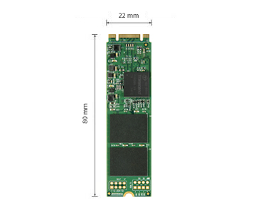 SSD Transcend SATA III 6Gb/s MTS800 M.2 SSD 256 GB MLC NAND