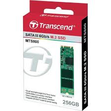 SSD Transcend SATA III 6Gb/s MTS800 M.2 SSD 256 GB MLC NAND