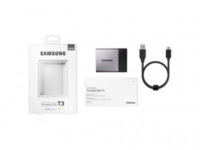 Ổ cứng di động External SSD Samsung T3 1TB USB 3.0 (MU-PT1T0B/WW) mã T5 thay thế