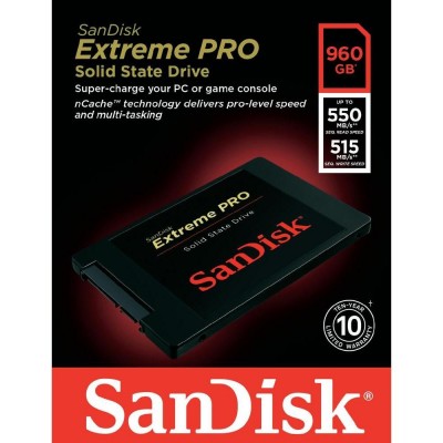 Ổ cứng gắn trong SSD Sandisk Extreme Pro 960GB - SDSSDXPS-960G-G25