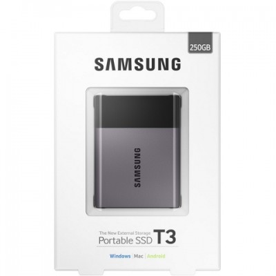 Ổ cứng di động External SSD Samsung T3 250GB USB 3.0 (MU-PT1T0B/WW) mã T5 thay thế