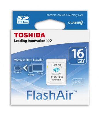 Thẻ nhớ SD Toshiba 16GB Flash Air Wireless Class 10 / Wifi SD Card
