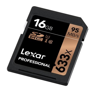 Thẻ nhớ 16GB Pro 633X SDHC 95MB/45MB/s Lexar