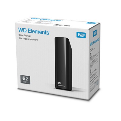Ổ cứng gắn ngoài HDD WD Elements 6TB USB 3.0 WDBBKG0060HBK-SESN