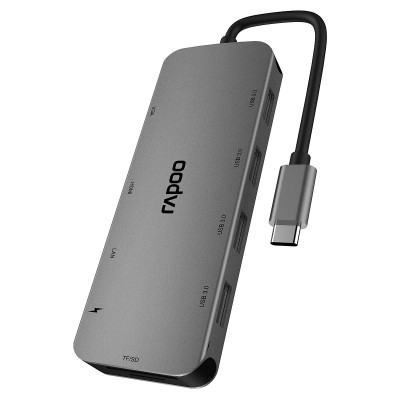 Bộ chia Rapoo XD200 / USB-Type C Đa Năng (10 trong 1) 