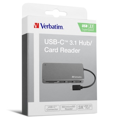 Đầu đọc thẻ Verbatim USB C 3.1