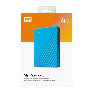 Ổ cứng HDD WD My Passport 4TB 2.5" xanh WDBPKJ0040BBL-WESN