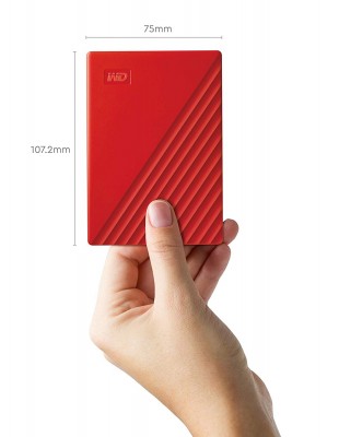 Ổ cứng HDD WD My Passport 4TB 2.5" đỏ WDBPKJ0040BRD-WESN