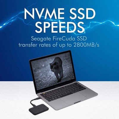 Ổ Cứng Di Động SSD Lacie Rugged SSD Pro 1TB USB-C, Thunderbolt 3 + SRS - STHZ1000800