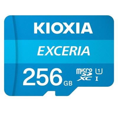 Thẻ nhớ MicroSD 256GB UHS-I C10 Kioxia Exceria 100MBs(Có Adapter)