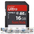 Thẻ nhớ Sandisk SD Ultra 16GB Class10