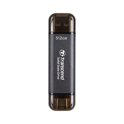 Ổ cứng di động SSD Transcend ESD310C 512GB - Đen