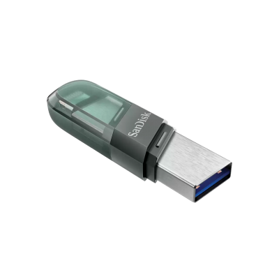 USB Lightning cho Iphone SanDisk iXpand Flash Drive Flip SDIX90N 128GB