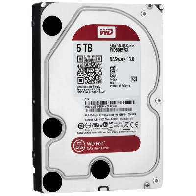 WD HDD Caviar Red 5TB 3.5"- WD50EFRX