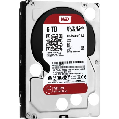 WD HDD Caviar Red 6TB 3.5"( WD60EFRX)