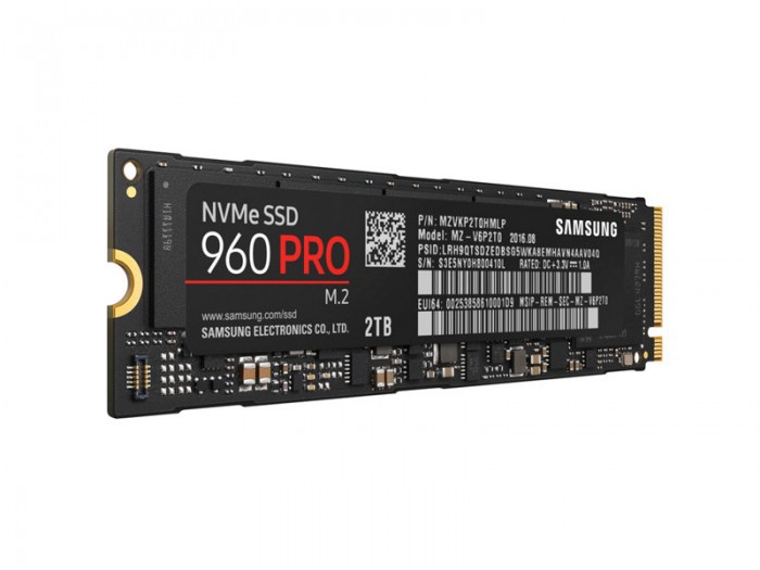 SSD Samsung 960 PRO NVMe M.2 PCIe 2 TB MZ-V6P2T0BW
