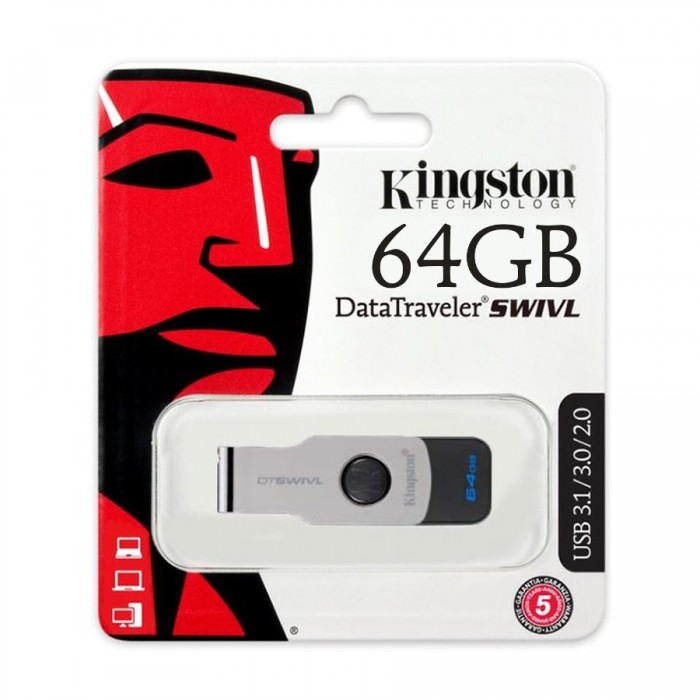 Usb Kingston DataTraveler SWIVL 64GB  USB 3.0 DTSWIVL/64GB