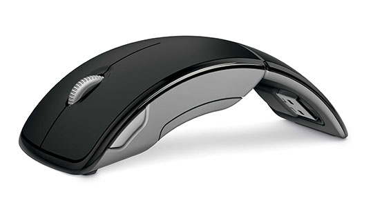 Chuột vi tính Microsoft Wireless PL2 ARC Touch Mouse Đen