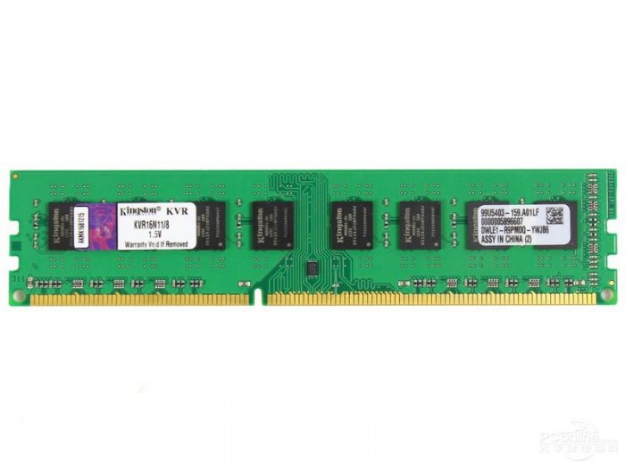 Ram PC Kingston 8GB DDR3-1600 LONG DIMM - KVR16N11/8