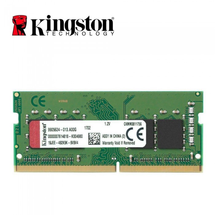 Ram Laptop Kingston 4GB DDR3L-1600 SODIMM 1.35VKingston SODIMM 1.2V 8GB 2666Hz DDR4 Non-ECC CL19 SODIMM 1Rx8 - KVR26S19S8/8