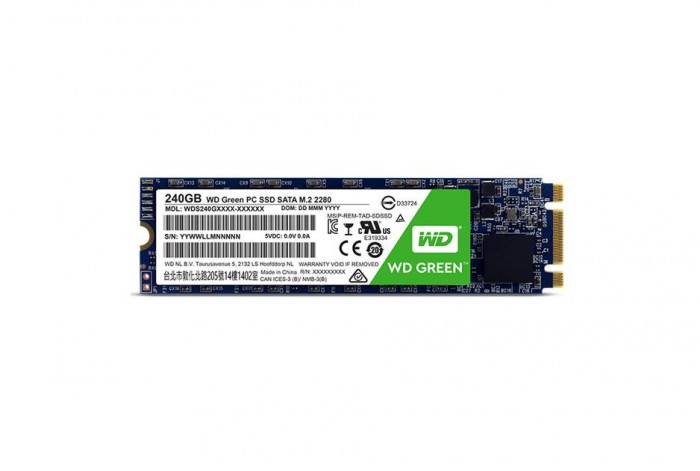 Ổ cứng SSD WD GREEN 240GB M.2-2280 - WDS240G3G0B