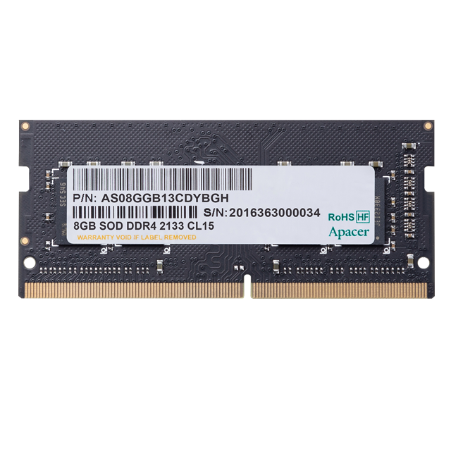 Ram Laptop Apacer DDR4 4GB Bus 2400Mhz 1.2v - A4S04G24CEIBH05-1