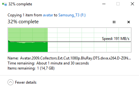 kiểm tra ổ cứng Samsung SSD T3