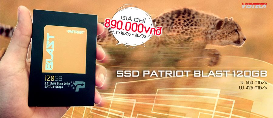 Review Ổ cứng SSD Patriot Blast