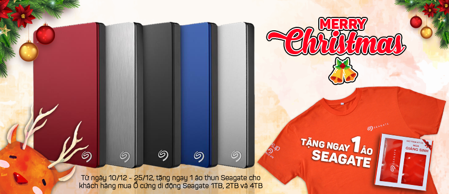 Noel seagate giáng sinh đầy quà