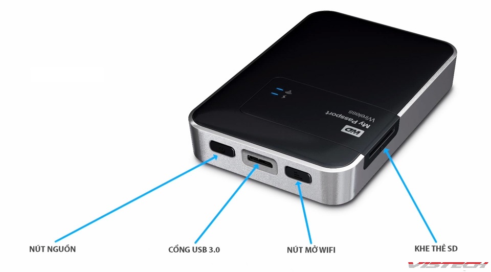 Cách cài đặt và sử dụng ổ cứng WD My Passport Wireless