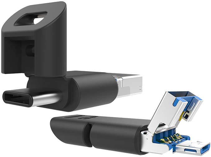 Sillicon Power ra mắt USB đầu tiên tích hợp cả 3 cổng: microUSB, USB-C và USB-A