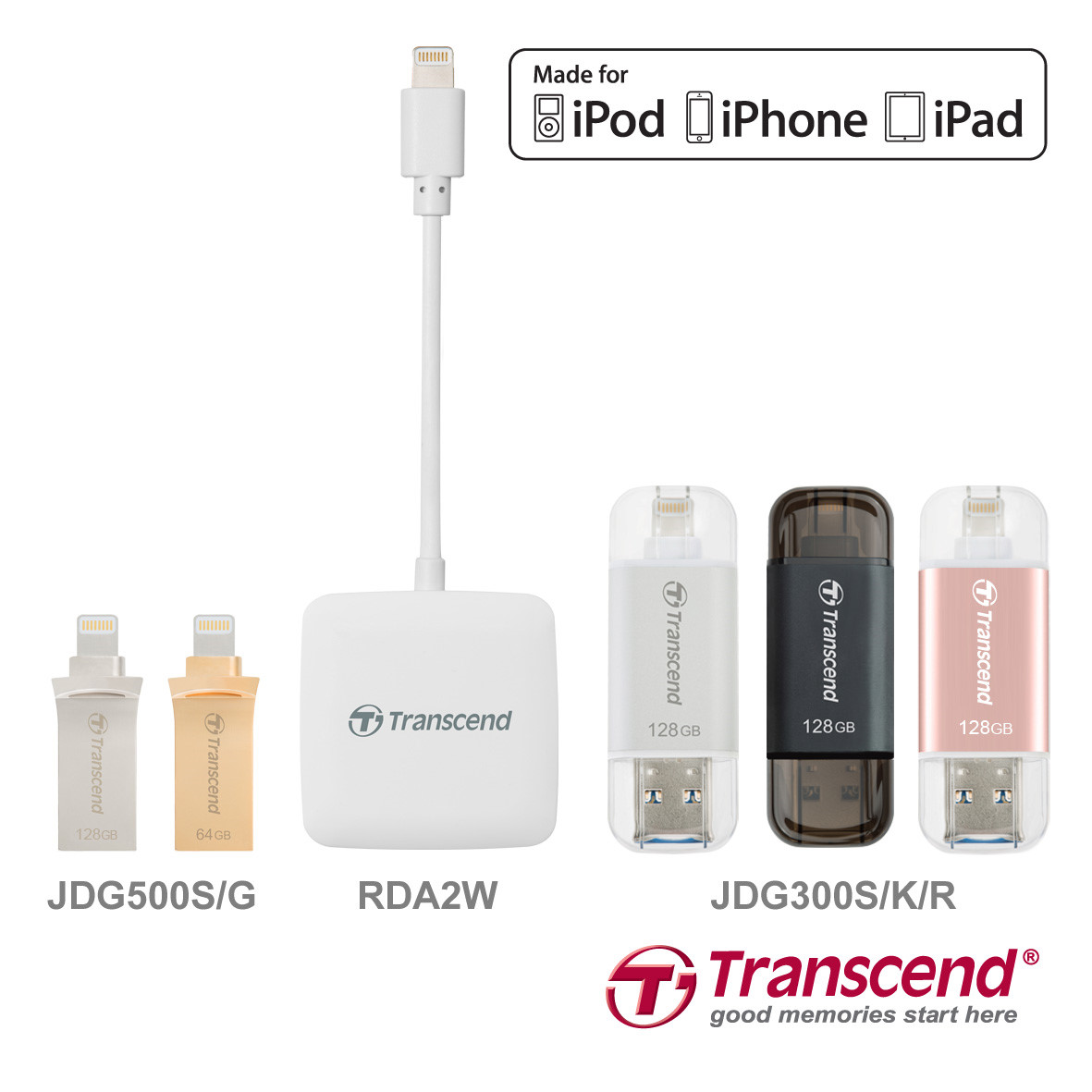 Transcend những giải pháp lưu trữ mới cho thiết bị iOS
