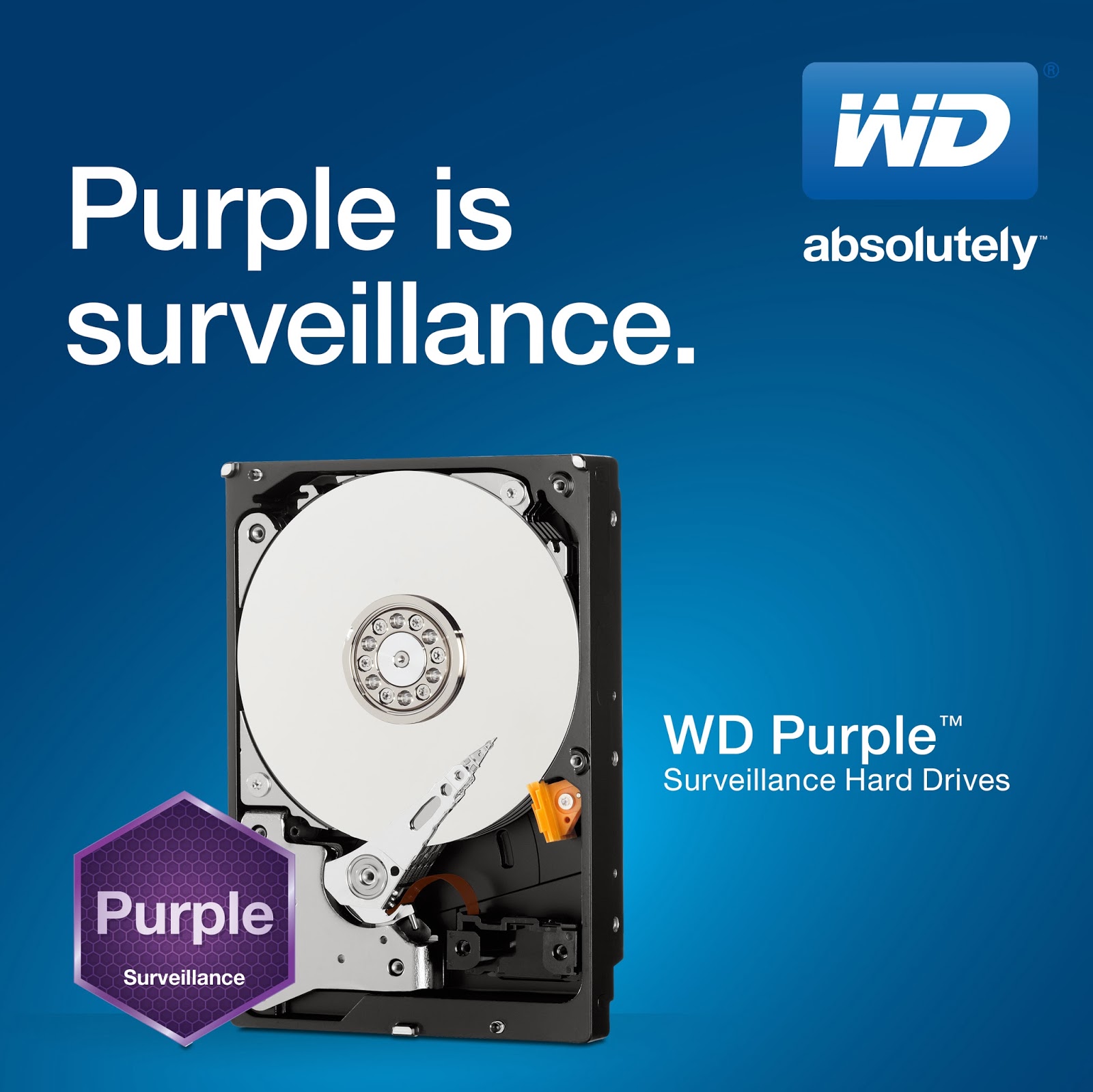 HDD WD Purple - Dòng ổ cứng chuyên dùng cho ghi hình camera giám sát