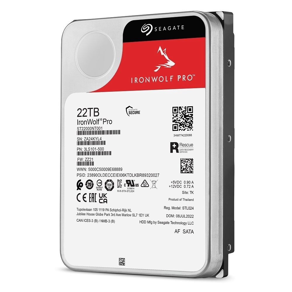 Seagate IronWolf Pro 22TB: ổ cứng hiệu suất cao và đáng tin cậy hàng đầu 