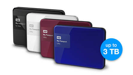 Ổ cứng My Passport Ultra được cải tiến thiết kế và thêm dung lượng 3TB