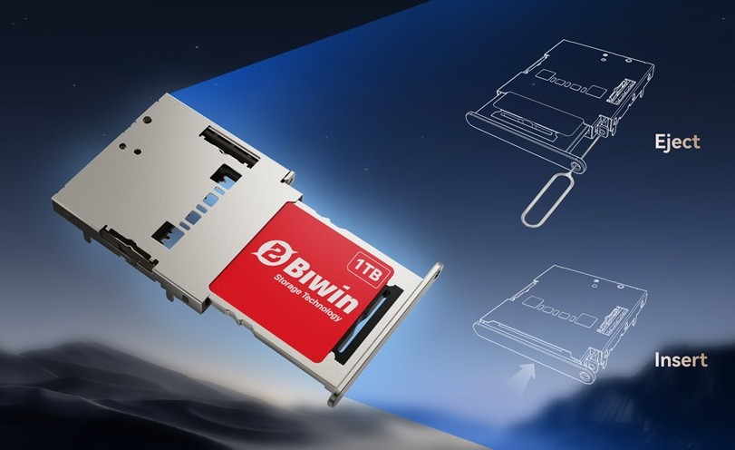 Trung Quốc chuẩn bị mở bán SSD nhỏ như thẻ SIM, tháo lắp cũng dùng que chọc SIM luôn mới lạ!