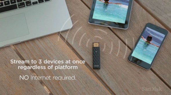 SanDisk ra mắt USB phát wifi kết nối cùng lúc 3 thiết bị