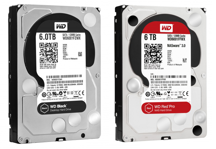 WD ra mắt ổ cứng dòng Black và Red Pro dung lượng 6TB 