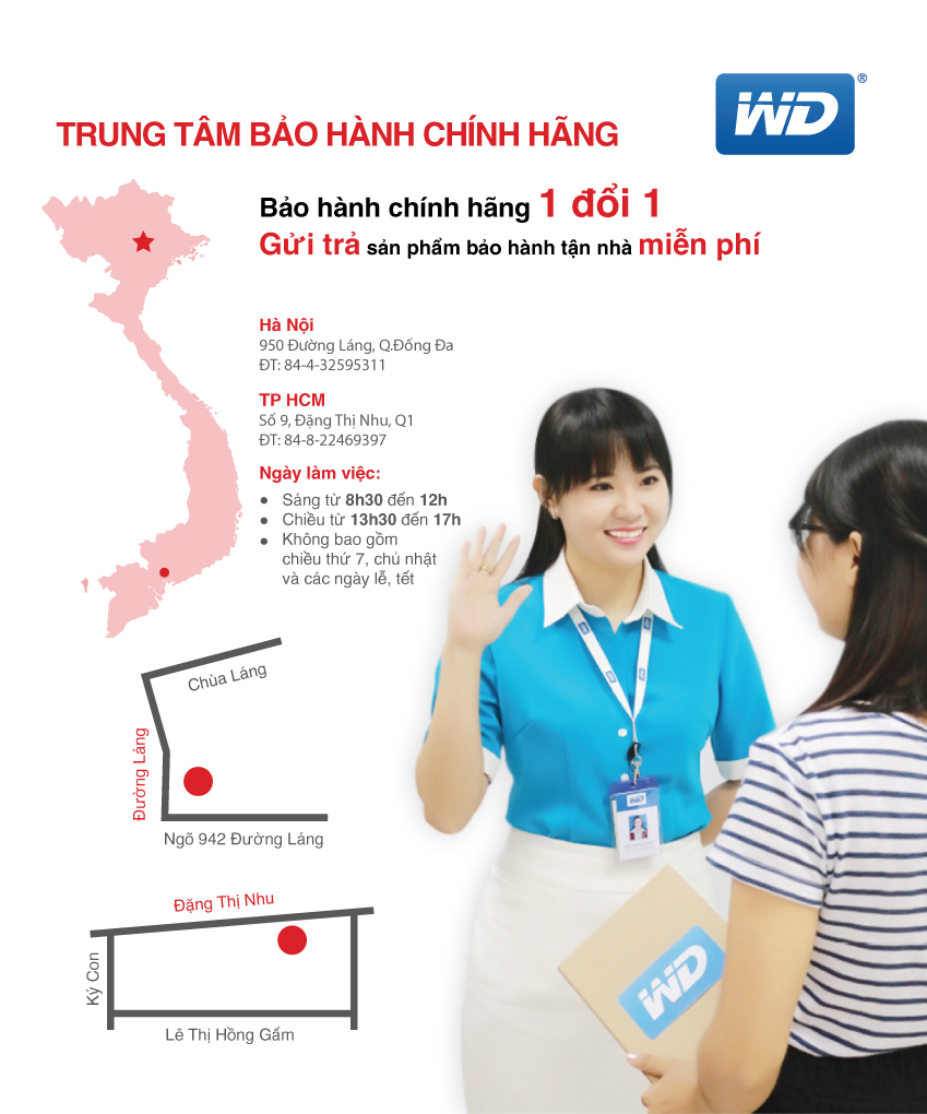 Trung tâm bảo hành Western Digital