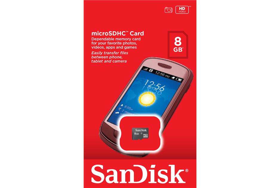 Thẻ nhớ SanDisk MicroSDHC 8GB class4 - SDSDQM-008GB-B35