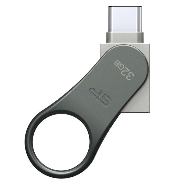 USB Type-C Silicon Power SP Dual USB MOBILE C80 32GB - 3SPPU32GC80S-1 cho Macbook