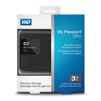WD My Passport Ultra 3TB - Màu Đen (2015)- WDBBKD0030BBK-PESN