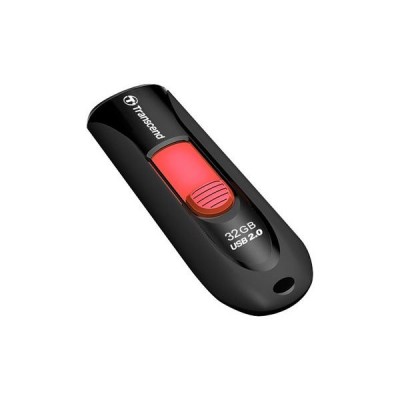Transcend’s JetFlash 590 USB 2.0 Type A connectors Flash Drive 32 GB Đen Black