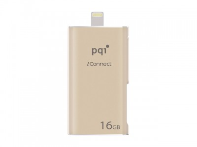 USB OTG PQI iConnect 16GB for iPod, iPad, iPhone - Màu Gold