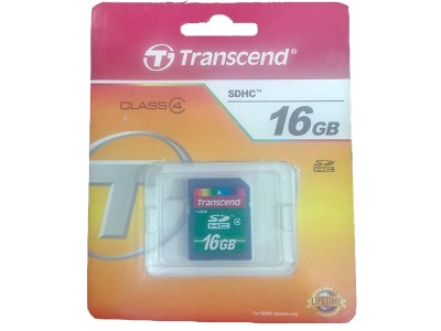 Thẻ nhớ SD card 16 GB Transcend’s SDHC Class 4 (Standard)