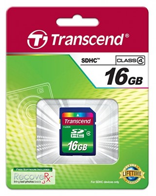 Thẻ nhớ SD card 16 GB Transcend’s SDHC Class 4 (Standard)